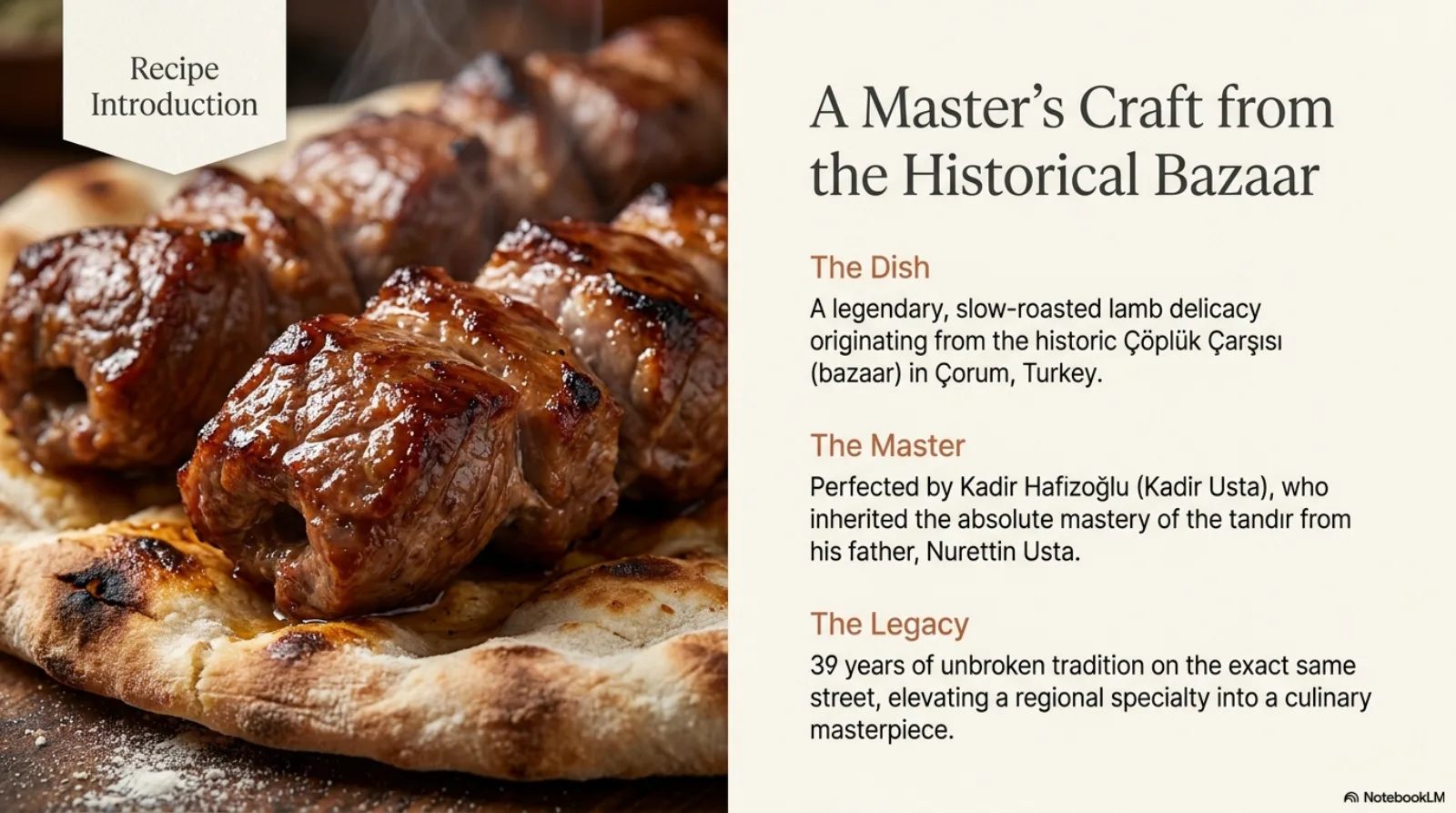 Corum Tandir Kebab step 1 visual guide