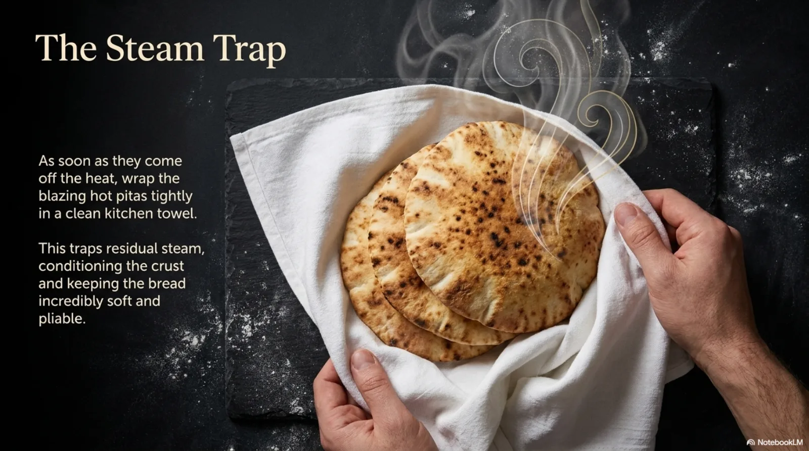 Homemade Pita Pocket step 11 visual guide
