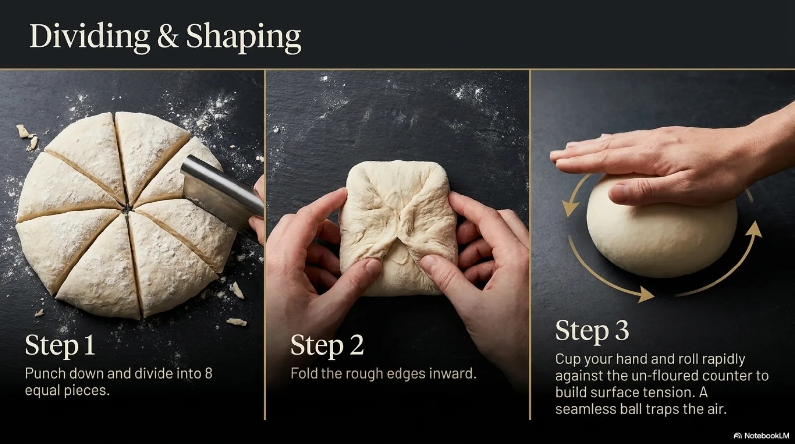 Homemade Pita Pocket step 6 visual guide
